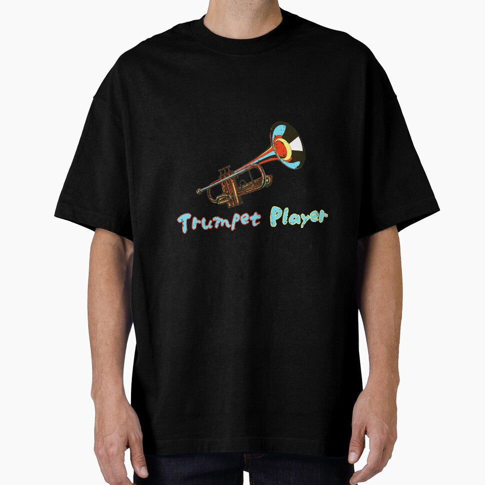 Trumpet player by Inklivion - Adult & Kids T-Shirts, Sweatshirts & Hoodies apparel design preview 1