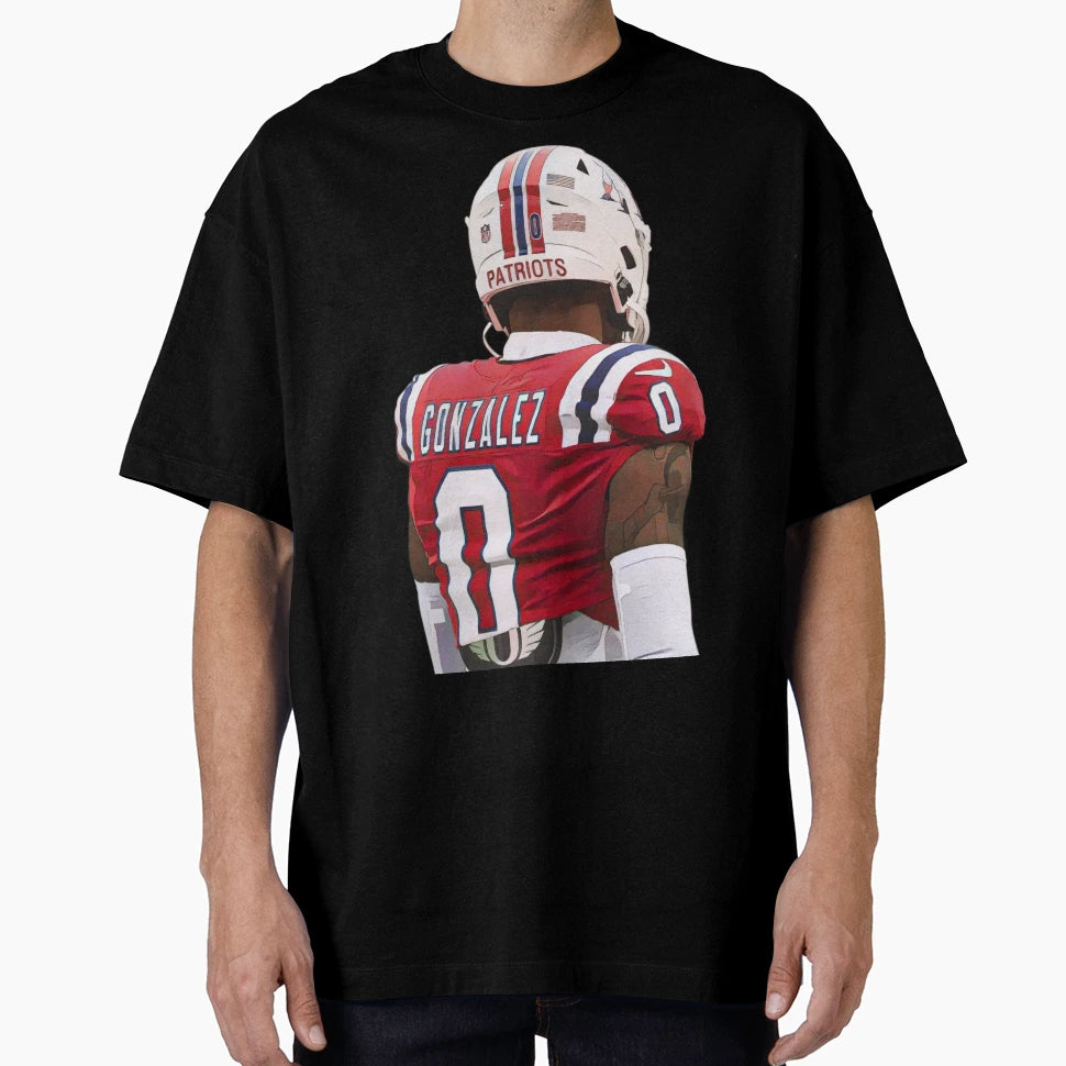 Christian Gonzalez Football Gear T-Shirt - Minimalist Print Unisex - T-Shirt, Sweatshirt, Hoodie