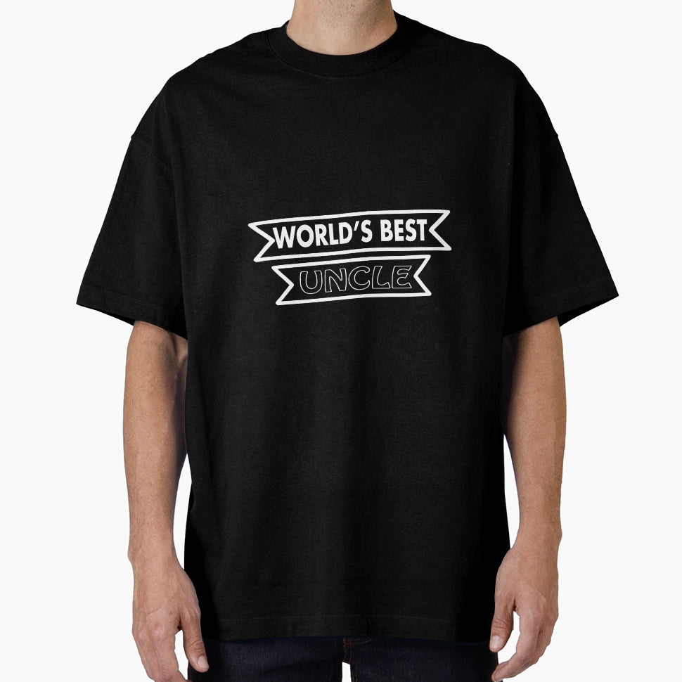 Worlds Best Uncle T-Shirt - Novelty Apparel Unisex - T-Shirt, Sweatshirt, Hoodie