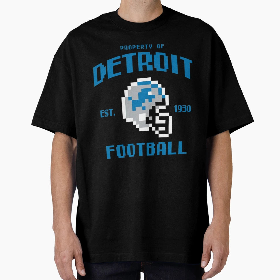 Football Detroit Lions T-Shirt - Custom Art Print Men Women - T-Shirt, Sweatshirt, Hoodie