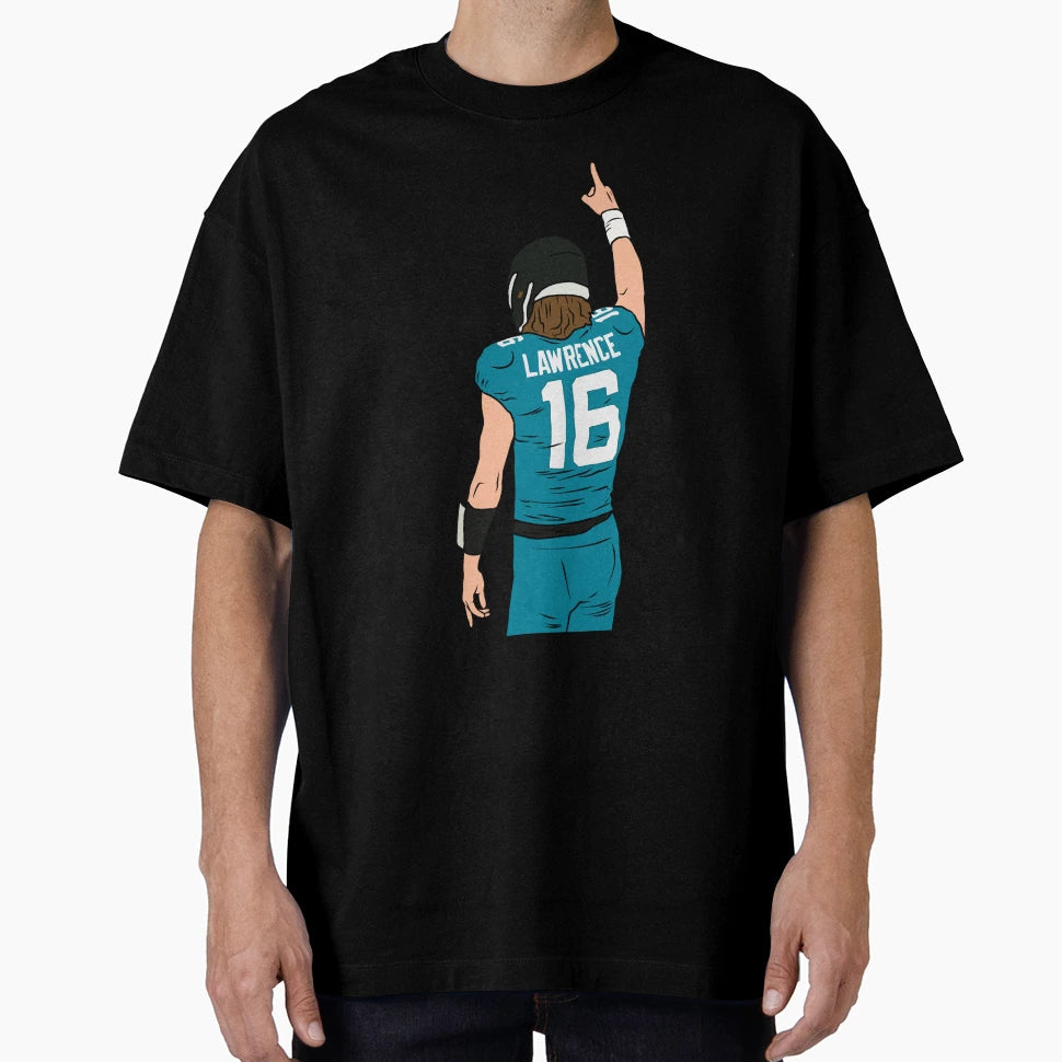Trevor Lawrence Pointing Up T-Shirt - Streetwear Style for Adults - T-Shirt, Sweatshirt, Hoodie