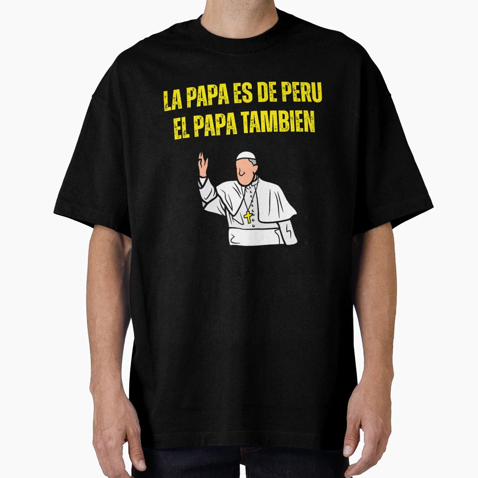 Funny Spanish Pope And Potato Are T-Shirt - Fun Novelty Design for Adults - T-Shirt, Sweatshirt, Hoodie