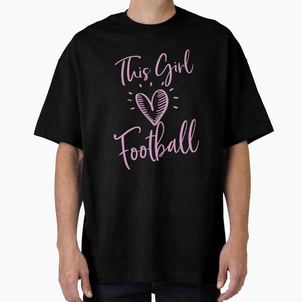 This Loves Football T-Shirt - Aesthetic Graphic Men Women - T-Shirt, Sweatshirt, Hoodie