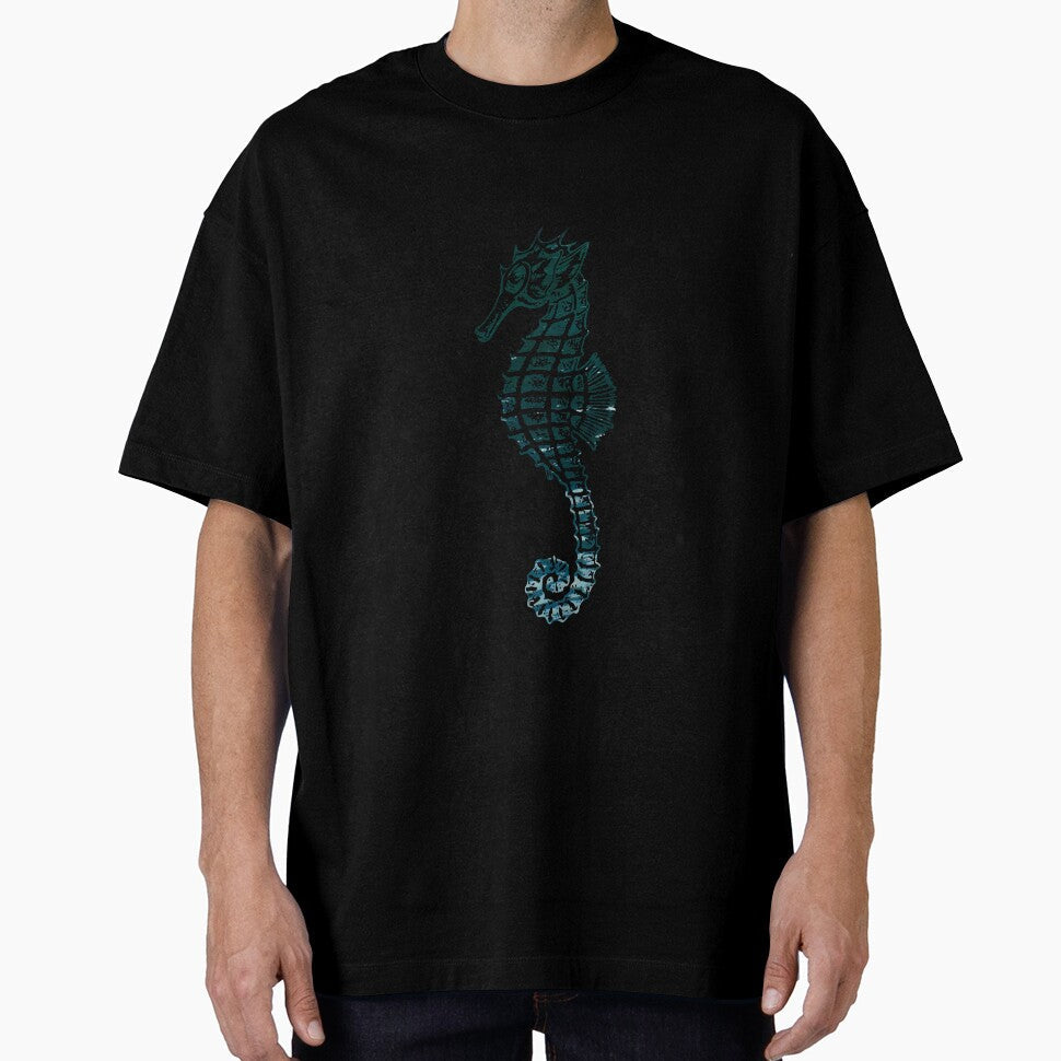 Seahorse Ocean by OMdesigns93 - Adult & Kids T-Shirts, Sweatshirts & Hoodies apparel design preview 1