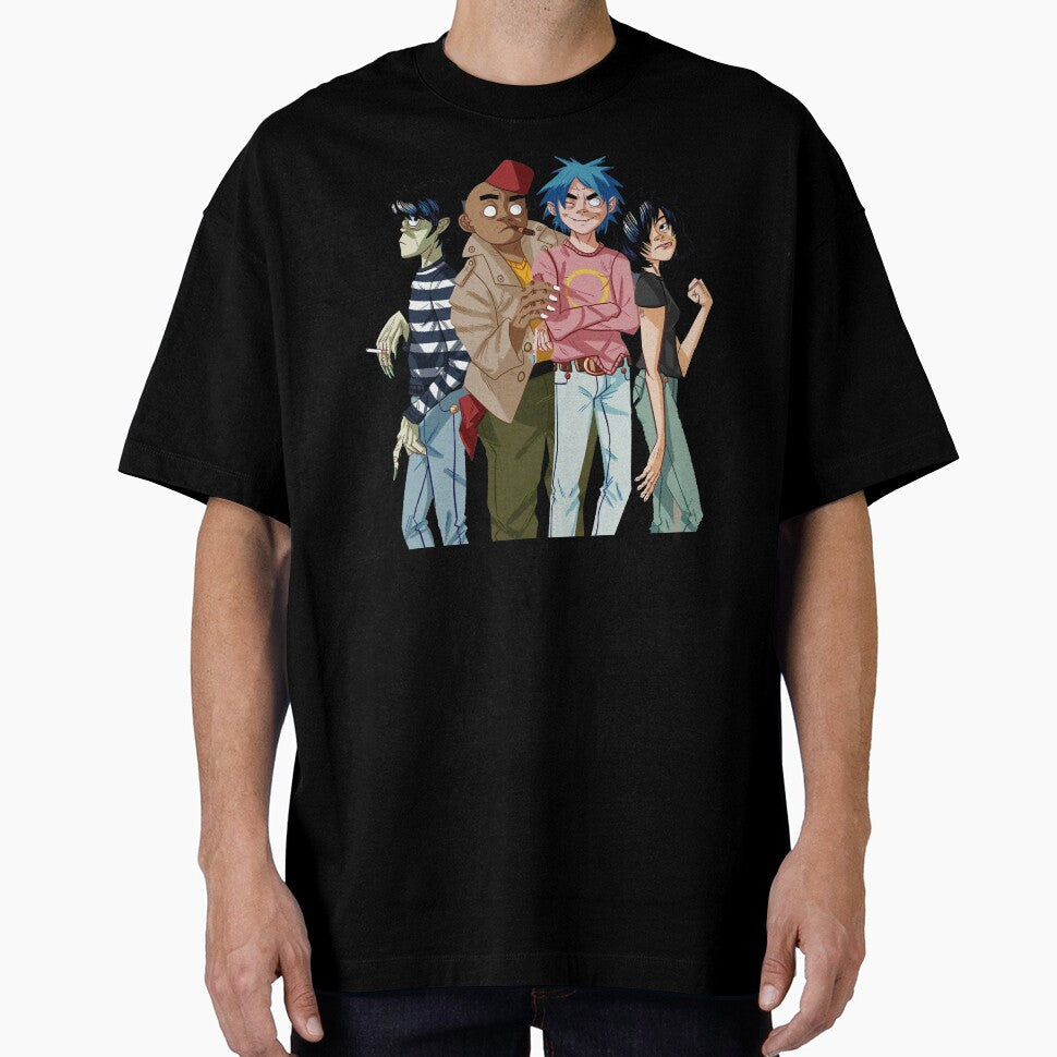 Copy of gorillaz by mariabrowns - Adult & Kids T-Shirts, Sweatshirts & Hoodies apparel design preview 1