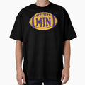 Min Football Purple T-Shirt - Graphic Print Unisex - T-Shirt, Sweatshirt, Hoodie