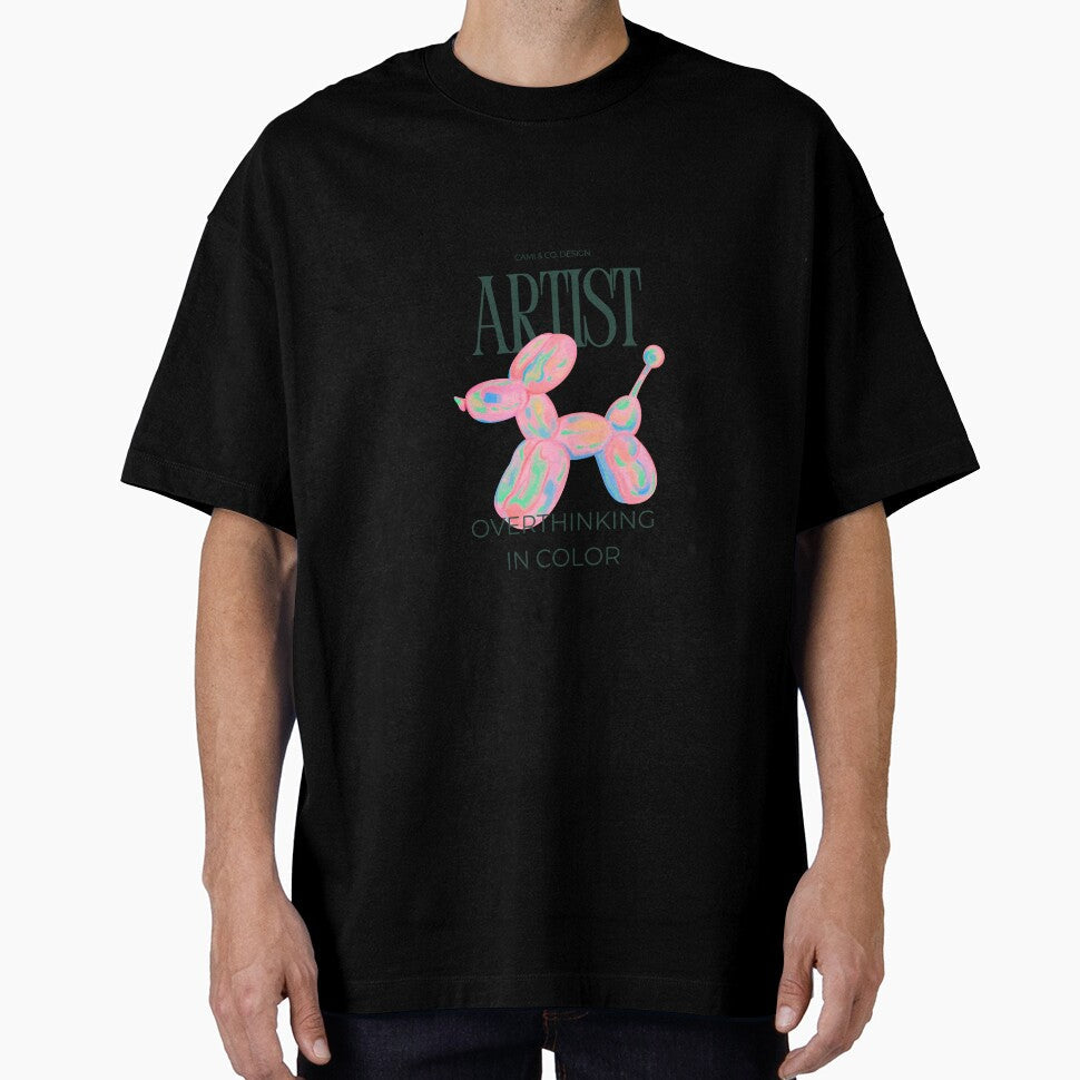 Artist Overthinking in Color by Cami Co. Design - Adult & Kids T-Shirts, Sweatshirts & Hoodies apparel design preview 1
