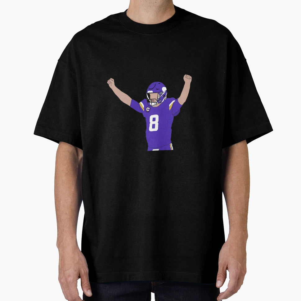 Minnesota Viking Kirk Cousins T-Shirt - Novelty Apparel for Adults - T-Shirt, Sweatshirt, Hoodie