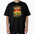 Ghana Football Fan Flag T-Shirt - Unique Graphic for Adults - T-Shirt, Sweatshirt, Hoodie