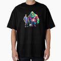 Cartoon Great Dad Monster Football T-Shirt - Fun Novelty Design for Adults - T-Shirt, Sweatshirt, Hoodie