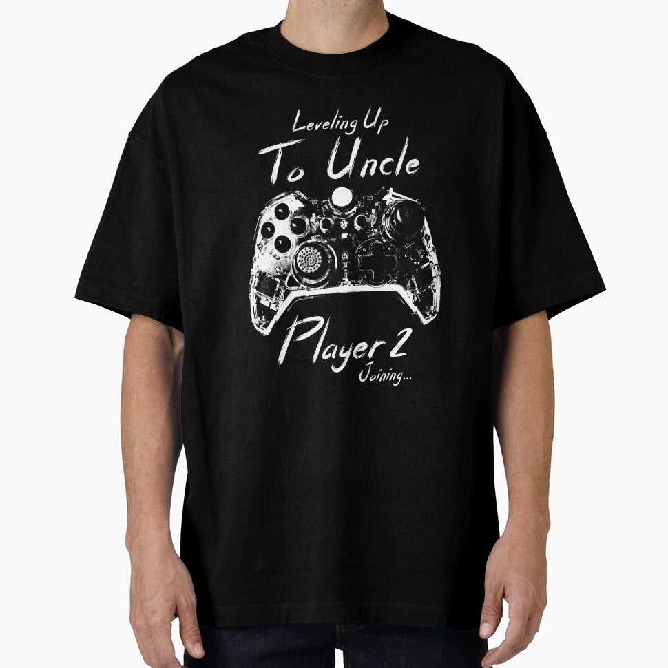 Leveling Up To Uncle Player 2 Joining T-Shirt - Unique Graphic for Adults - T-Shirt, Sweatshirt, Hoodie