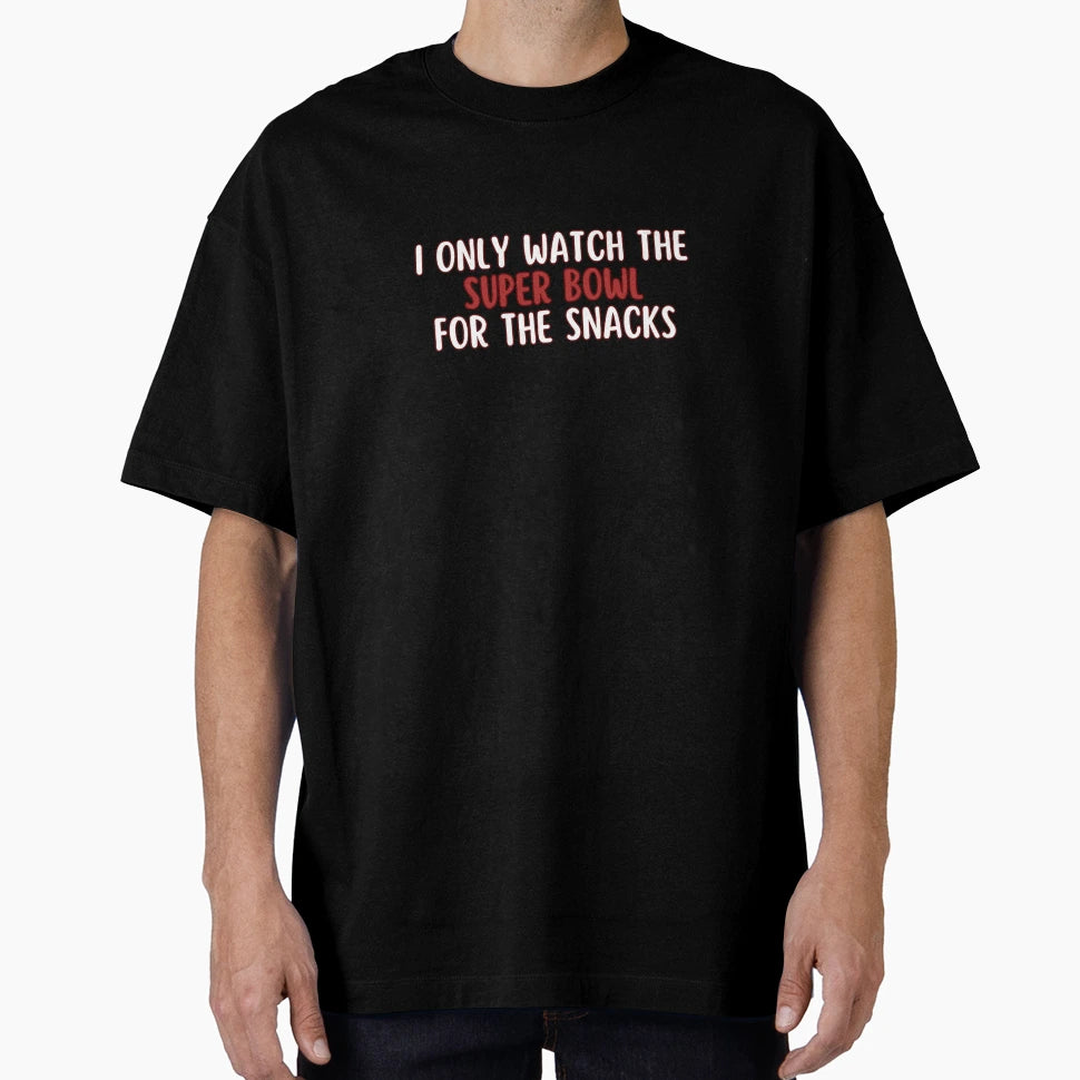 Super Bowl Snack Lover T-Shirt - Custom Art Print Unisex - T-Shirt, Sweatshirt, Hoodie