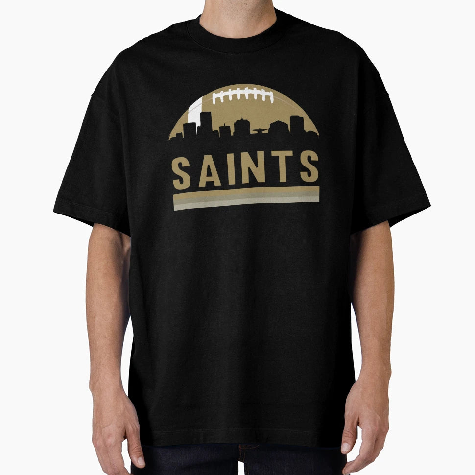 New Orleans Football Skyline T-Shirt - Minimalist Print for Adults - T-Shirt, Sweatshirt, Hoodie