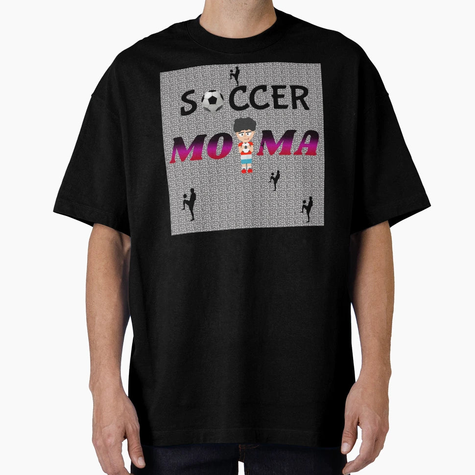 Soccer Mama Mom Moma T-Shirt - Custom Art Print for Adults - T-Shirt, Sweatshirt, Hoodie