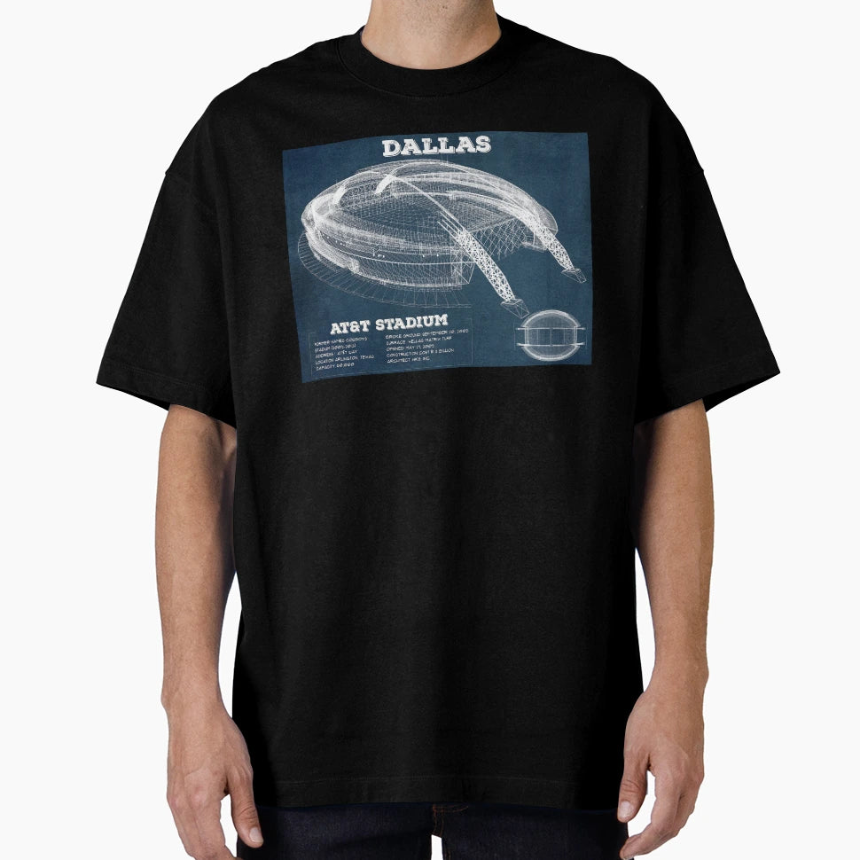 Dallas Cowboys T Stadium Football T-Shirt - Casual Everyday Wear for Adults - T-Shirt, Sweatshirt, Hoodie