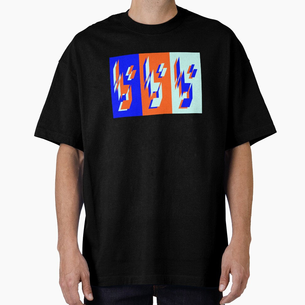 Bbb (Blue, Orange, White) by LowResDesigns - Adult & Kids T-Shirts, Sweatshirts & Hoodies apparel design preview 1