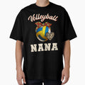 Volleyball Nana Leopard Volleyball T-Shirt - Trendy Graphic for Adults - T-Shirt, Sweatshirt, Hoodie