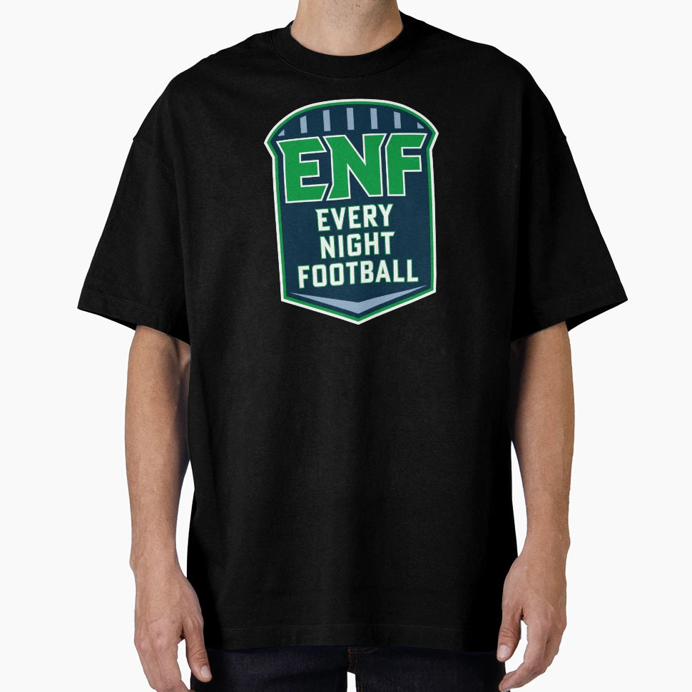 Every Night Football Full Badge Logo T-Shirt - Unique Graphic for Adults - T-Shirt, Sweatshirt, Hoodie