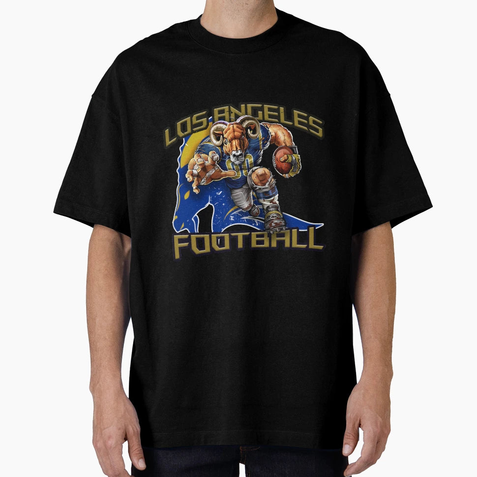Los Angeles Football T-Shirt - Custom Art Print Men Women - T-Shirt, Sweatshirt, Hoodie