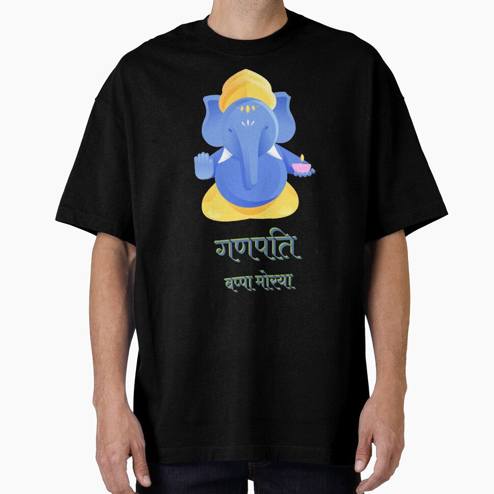 Ganpati Bappa Morya by ShapeMaster - Adult & Kids T-Shirts, Sweatshirts & Hoodies apparel design preview 1