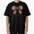 Football Sister Game Day Bow T-Shirt - Fun Novelty Design Men Women - T-Shirt, Sweatshirt, Hoodie