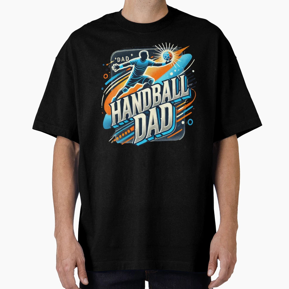 Handball Dad Bold Sportswear T-Shirt - Minimalist Print for Adults - T-Shirt, Sweatshirt, Hoodie