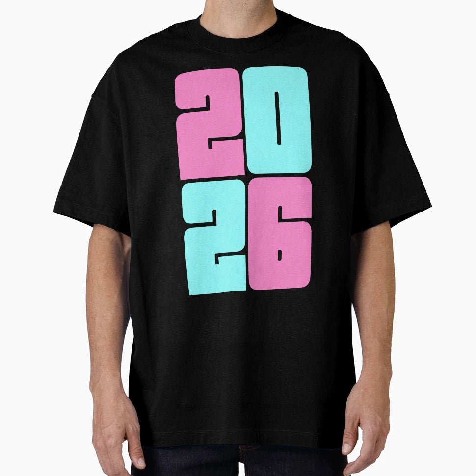 Happy New Year 2026 Celebration T-Shirt - Custom Art Print Men Women - T-Shirt, Sweatshirt, Hoodie