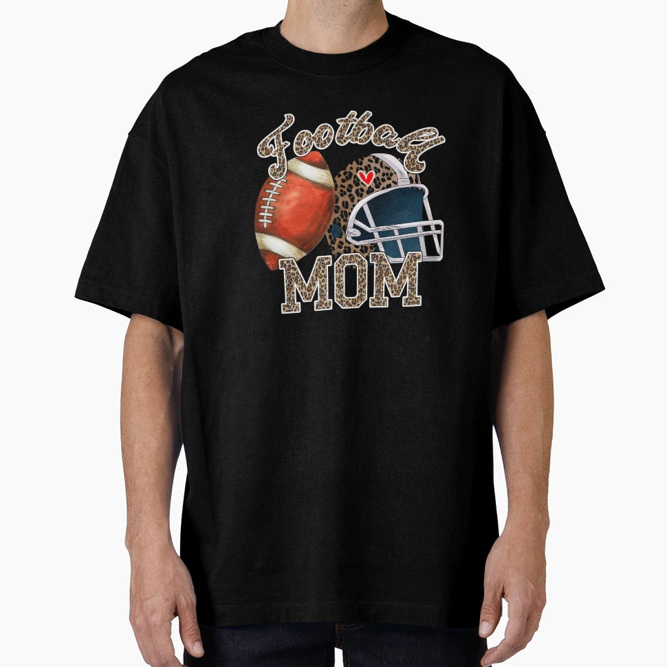 Football Mom Sublimation T-Shirt - Casual Everyday Wear for Adults - T-Shirt, Sweatshirt, Hoodie