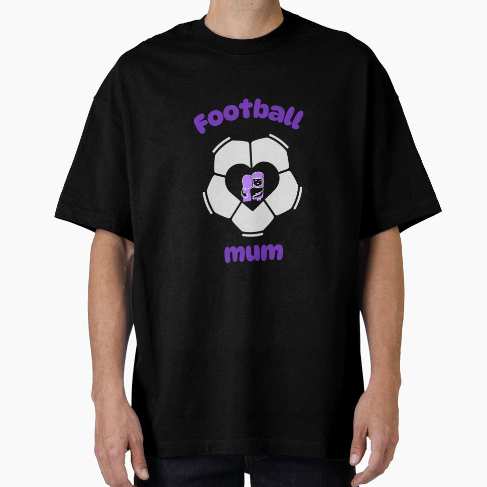 Football Mum T-Shirt - Graphic Print for Adults - T-Shirt, Sweatshirt, Hoodie
