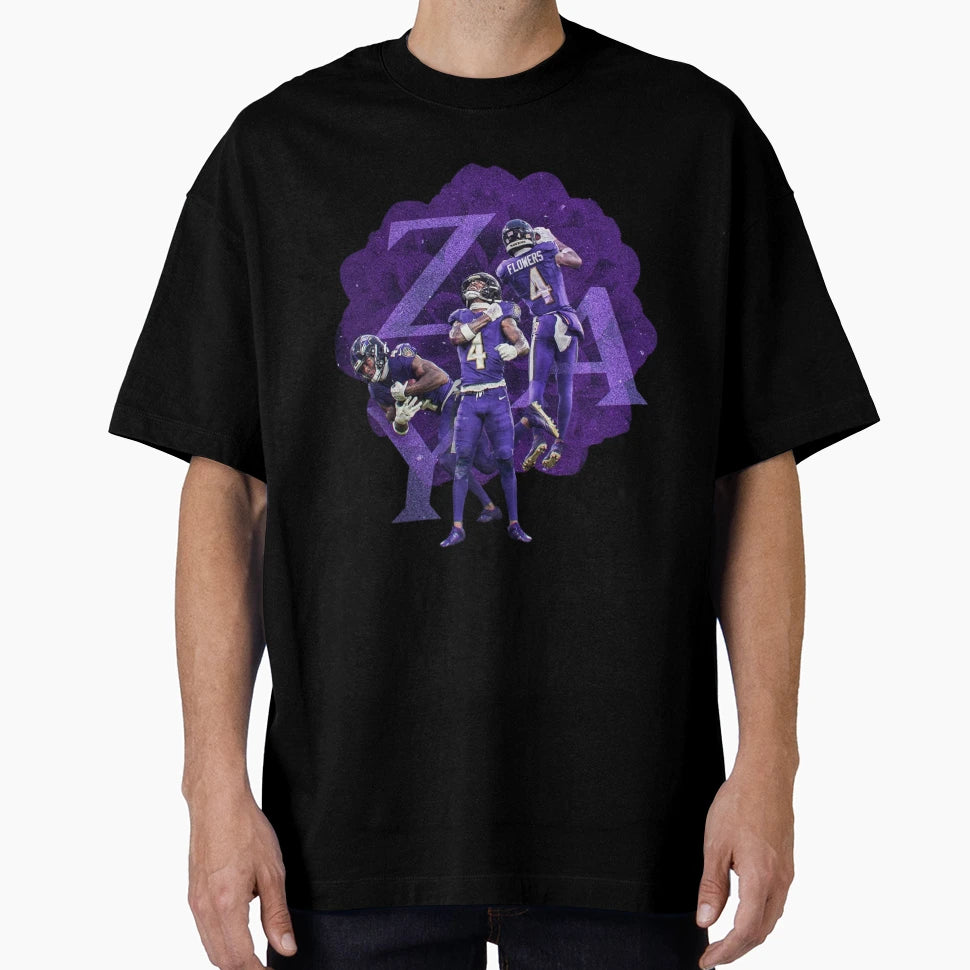 Zay Flowers T-Shirt - Unique Graphic Men Women - T-Shirt, Sweatshirt, Hoodie