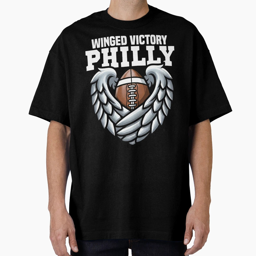 Philly Winged Victory Philadelphia T-Shirt - Fun Novelty Design Men Women - T-Shirt, Sweatshirt, Hoodie