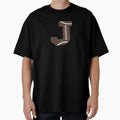 Personalized Football Initial J T-Shirt - Streetwear Style Men Women - T-Shirt, Sweatshirt, Hoodie