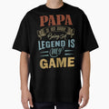 Fathers Day Papa Legend Game 2 T-Shirt - Custom Art Print Unisex - T-Shirt, Sweatshirt, Hoodie