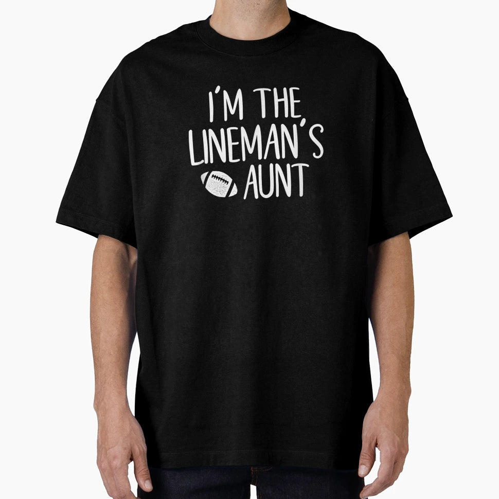 High School Season Lineman Aunt T-Shirt - Unique Graphic Men Women - T-Shirt, Sweatshirt, Hoodie