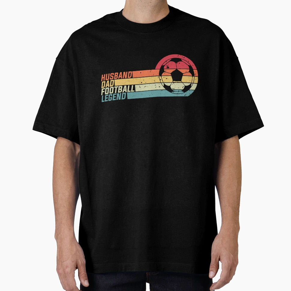 Husband Football Golf Legend Disc T-Shirt - Aesthetic Graphic for Adults - T-Shirt, Sweatshirt, Hoodie