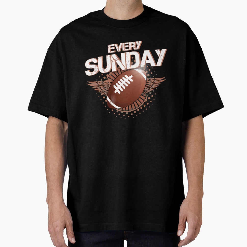 Every Sunday Football T-Shirt - Minimalist Print Men Women - T-Shirt, Sweatshirt, Hoodie