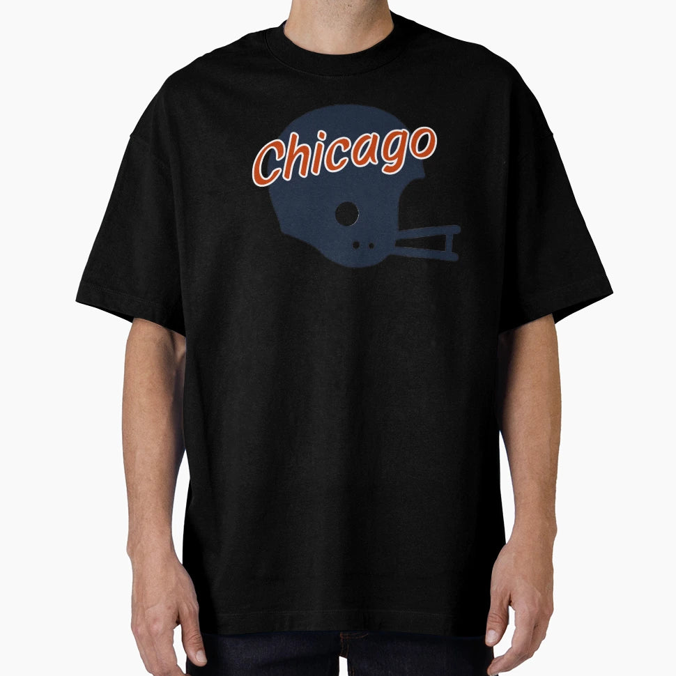Chicago Football T-Shirt - Minimalist Print Unisex - T-Shirt, Sweatshirt, Hoodie