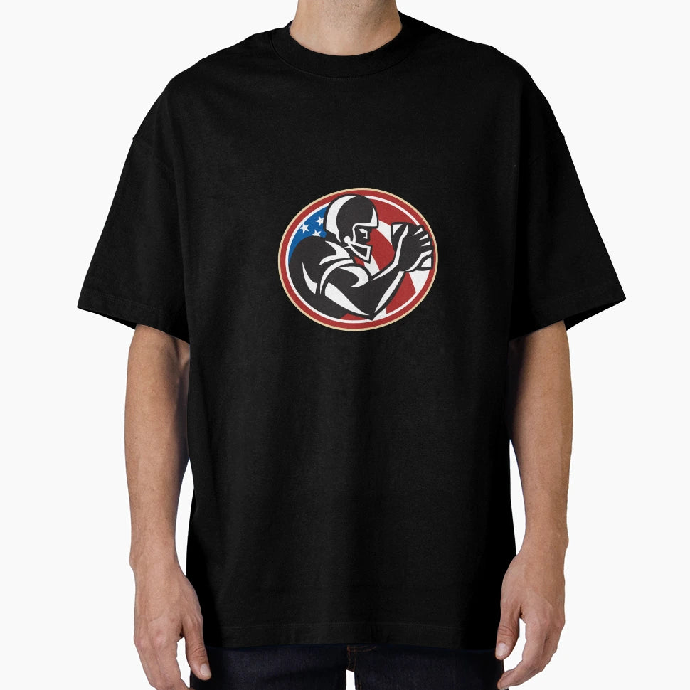 American Football Wide Receiver Ball T-Shirt - Fun Novelty Design Men Women - T-Shirt, Sweatshirt, Hoodie