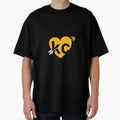 Kc Heart T-Shirt - Minimalist Print for Adults - T-Shirt, Sweatshirt, Hoodie