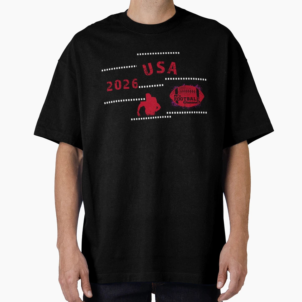Usa Football 2026 Film Strip Sports T-Shirt - Trendy Graphic Unisex - T-Shirt, Sweatshirt, Hoodie
