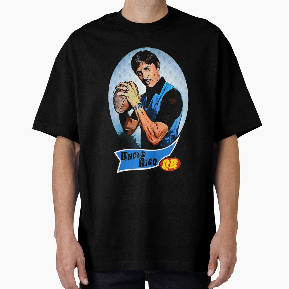 Uncle Rico Qb Football Card T-Shirt - Aesthetic Graphic for Adults - T-Shirt, Sweatshirt, Hoodie