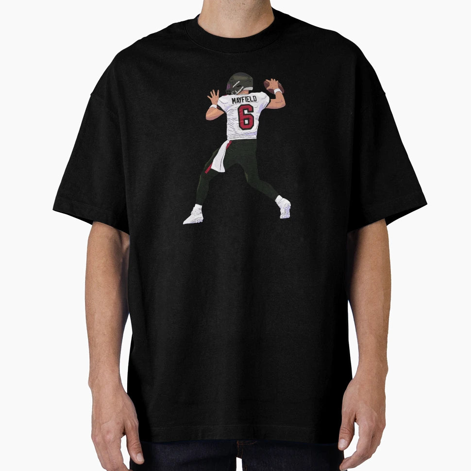 Baker Mayfield Celebrating Tampa Bay T-Shirt - Trendy Graphic Men Women - T-Shirt, Sweatshirt, Hoodie