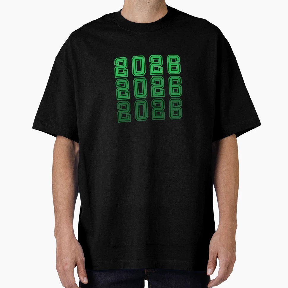 2026 Green T-Shirt - Trendy Graphic for Adults - T-Shirt, Sweatshirt, Hoodie