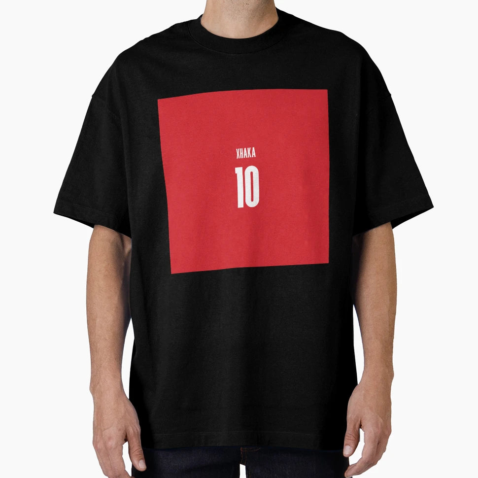 Granit Xhaka Switzerland T-Shirt - Custom Art Print Men Women - T-Shirt, Sweatshirt, Hoodie