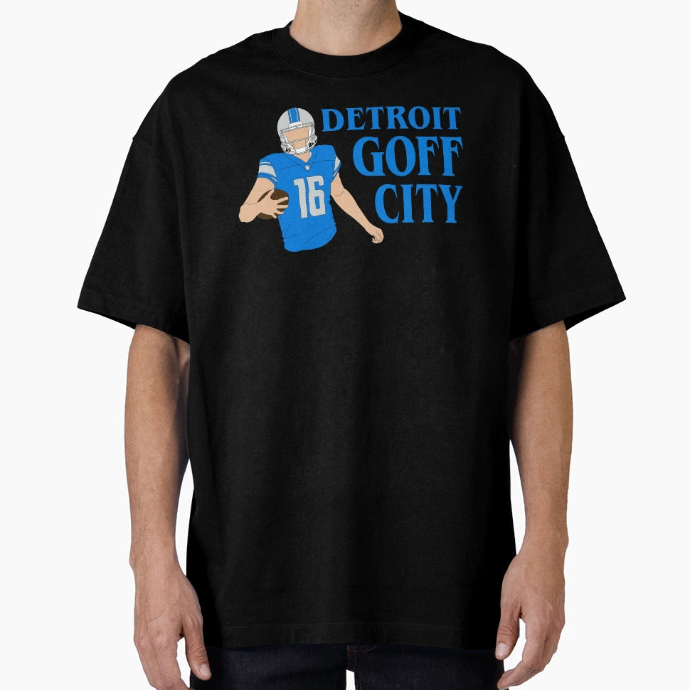 Detroit Goff City T-Shirt - Minimalist Print Unisex - T-Shirt, Sweatshirt, Hoodie