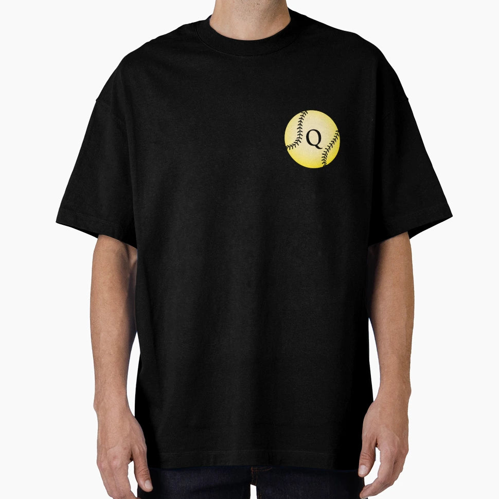 Softball Ball Q T-Shirt - Streetwear Style Men Women - T-Shirt, Sweatshirt, Hoodie