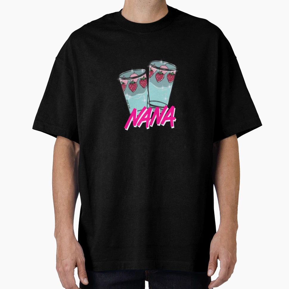 Nana Strawberry Glasses T-Shirt - Minimalist Print for Adults - T-Shirt, Sweatshirt, Hoodie