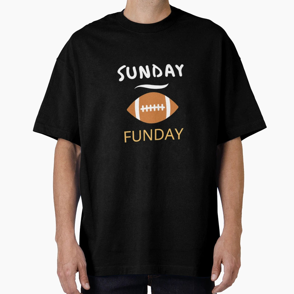 American Football Sunday Funday Nfl T-Shirt - Fun Novelty Design for Adults - T-Shirt, Sweatshirt, Hoodie