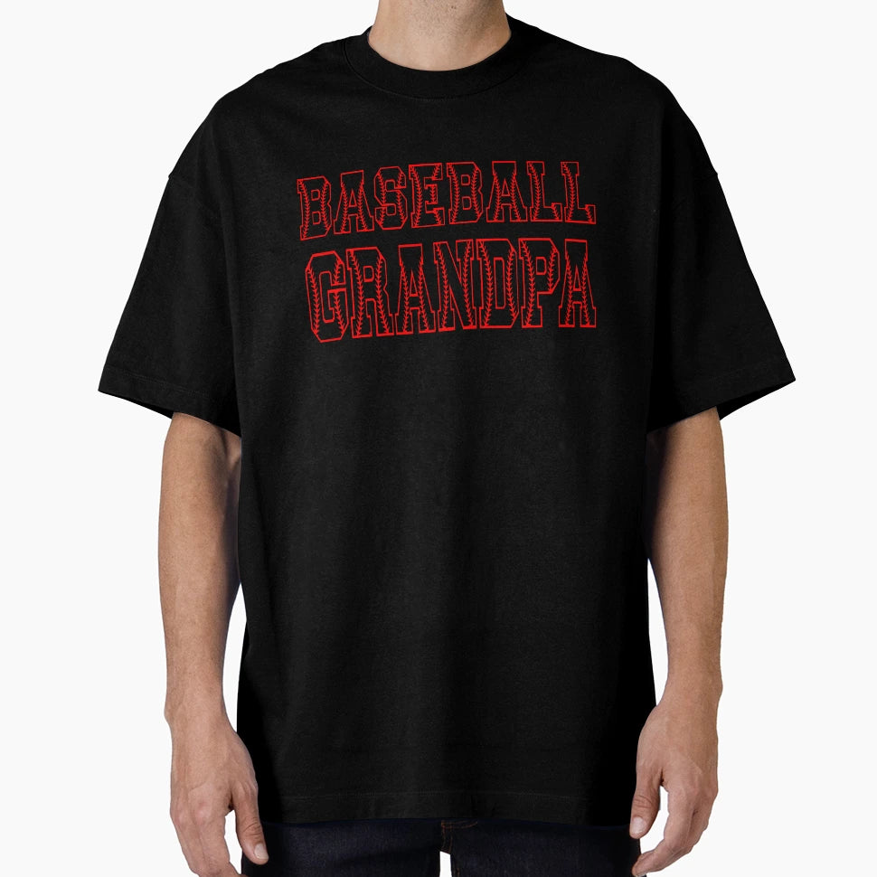 Baseball Grandpa T-Shirt - Minimalist Print Men Women - T-Shirt, Sweatshirt, Hoodie