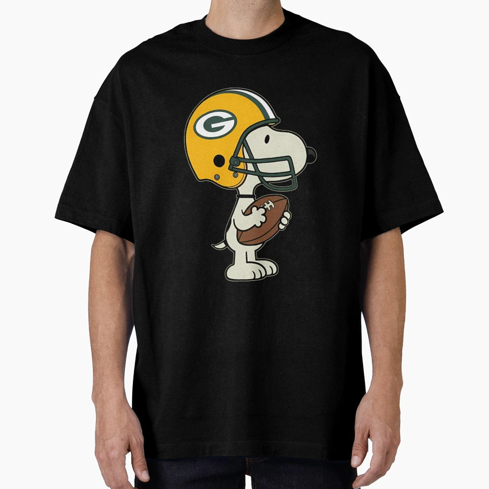 Snoopy Greenbay Packers Game Day T-Shirt - Custom Art Print Men Women - T-Shirt, Sweatshirt, Hoodie